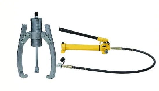 Picture of 50 Ton Hydraulic Puller and Hand Pump sets
